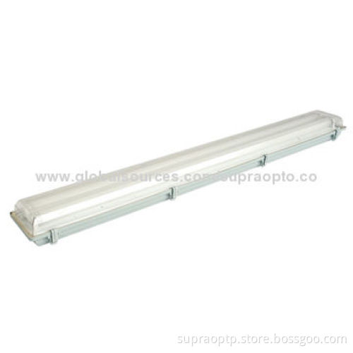 28W LED Tri-proof Light with 110 to 240V Voltage, Aluminum Housing and 50 to 60Hz Working Frequency